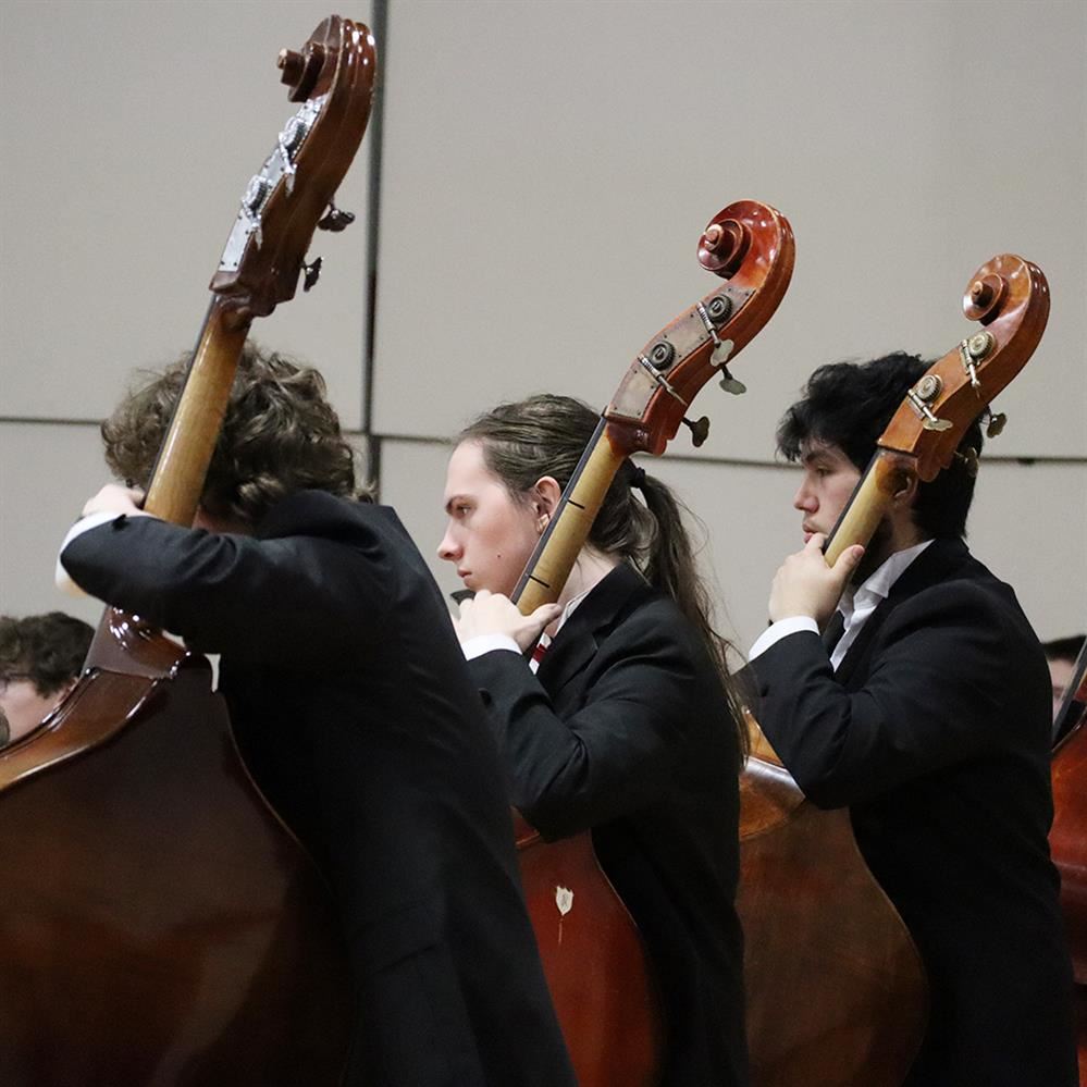 Coon Rapids High School students performing