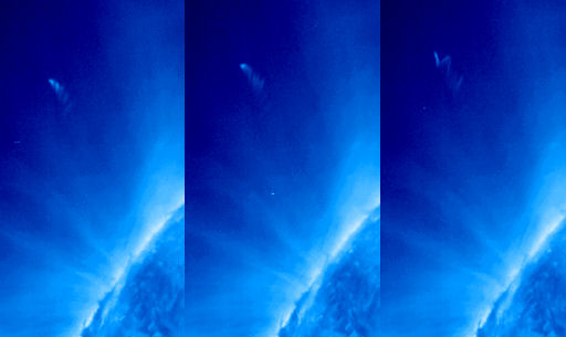 Spiral comet tail Spiral comet tail
