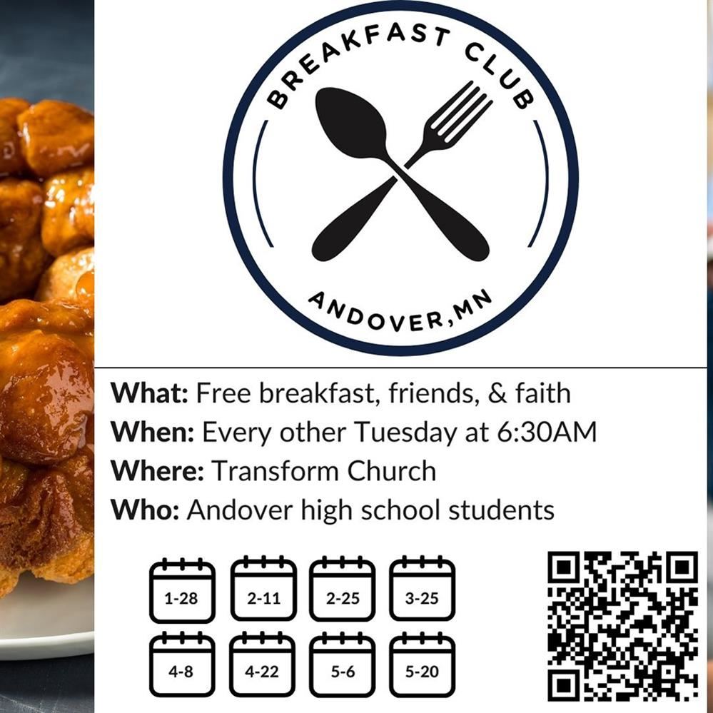  Andover Breakfast Club flyer