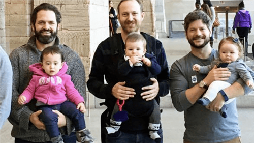Fathers with young children