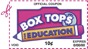 Save Box Tops to earn money for Hamilton! 