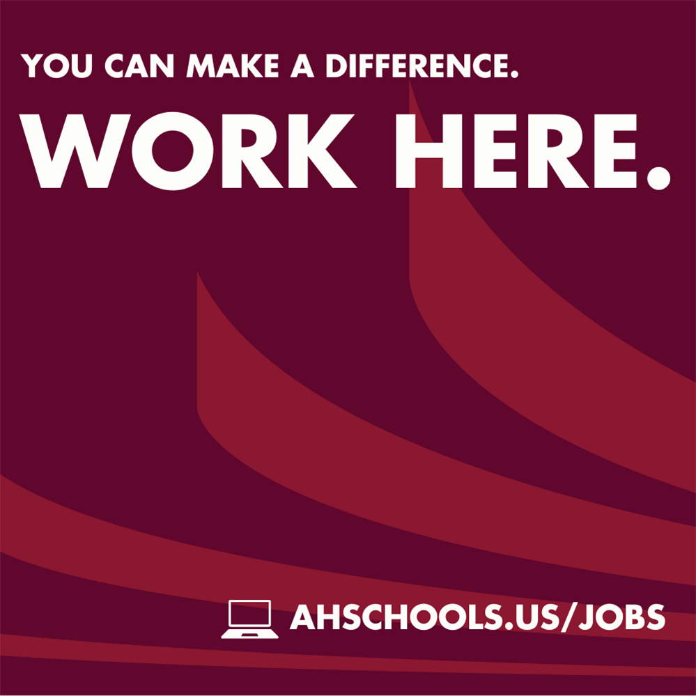  You Can Make a Difference. Work Here graphic