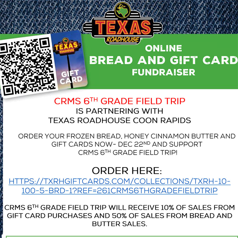  Screenshot of Texas Roadhouse fundraising flyer