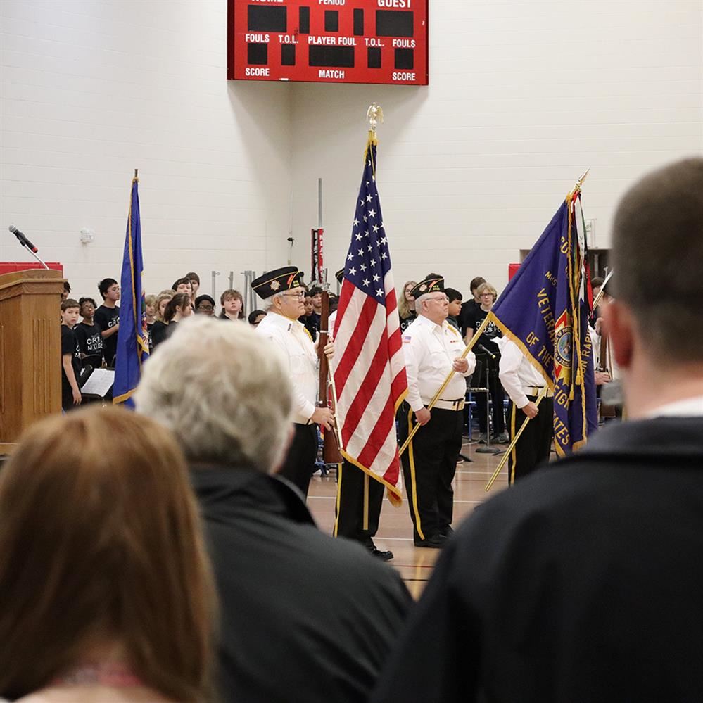  Coon Rapids Middle School Veterans Day program 