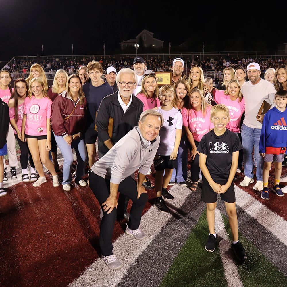  Anoka High School Hall of Fame honorees and family members