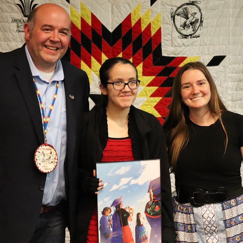  Student recognized at American Indian Education senior honoring banquet