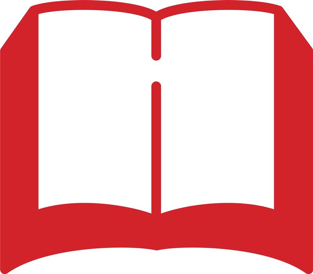 Book icon red