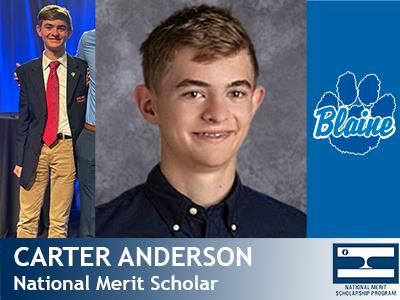 Carter Anderson National Merit Scholar