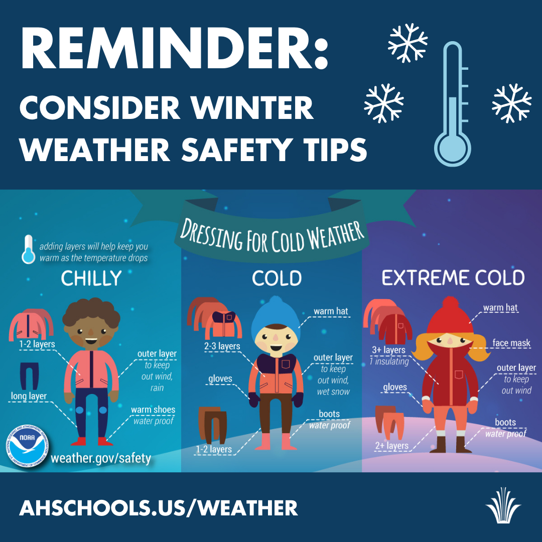 Low temperatures serve as reminder to review winter weather plans
