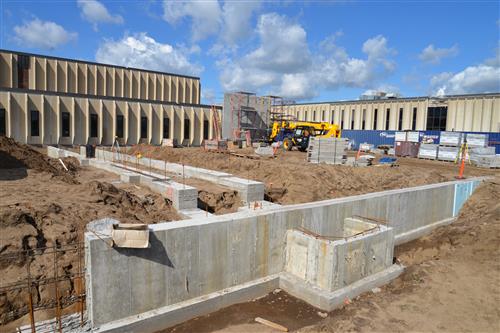 Anoka High School construction 