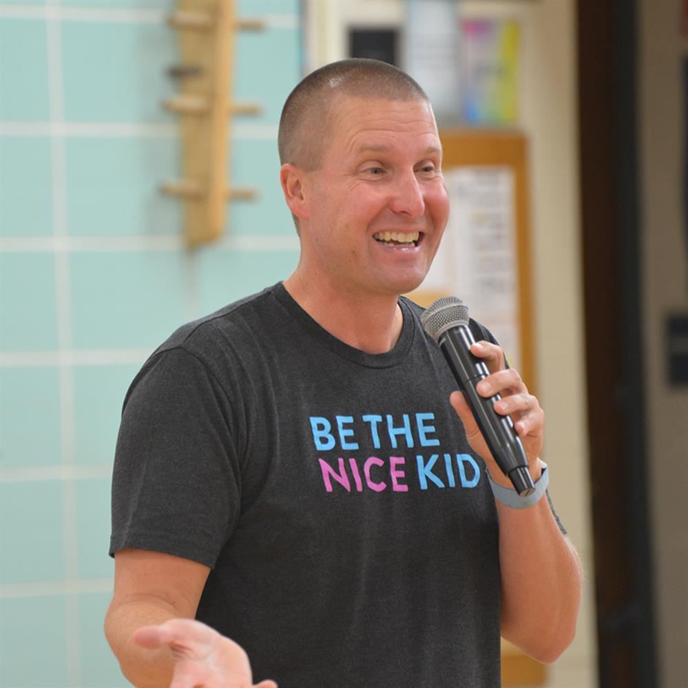  Bryan with the microphone 
