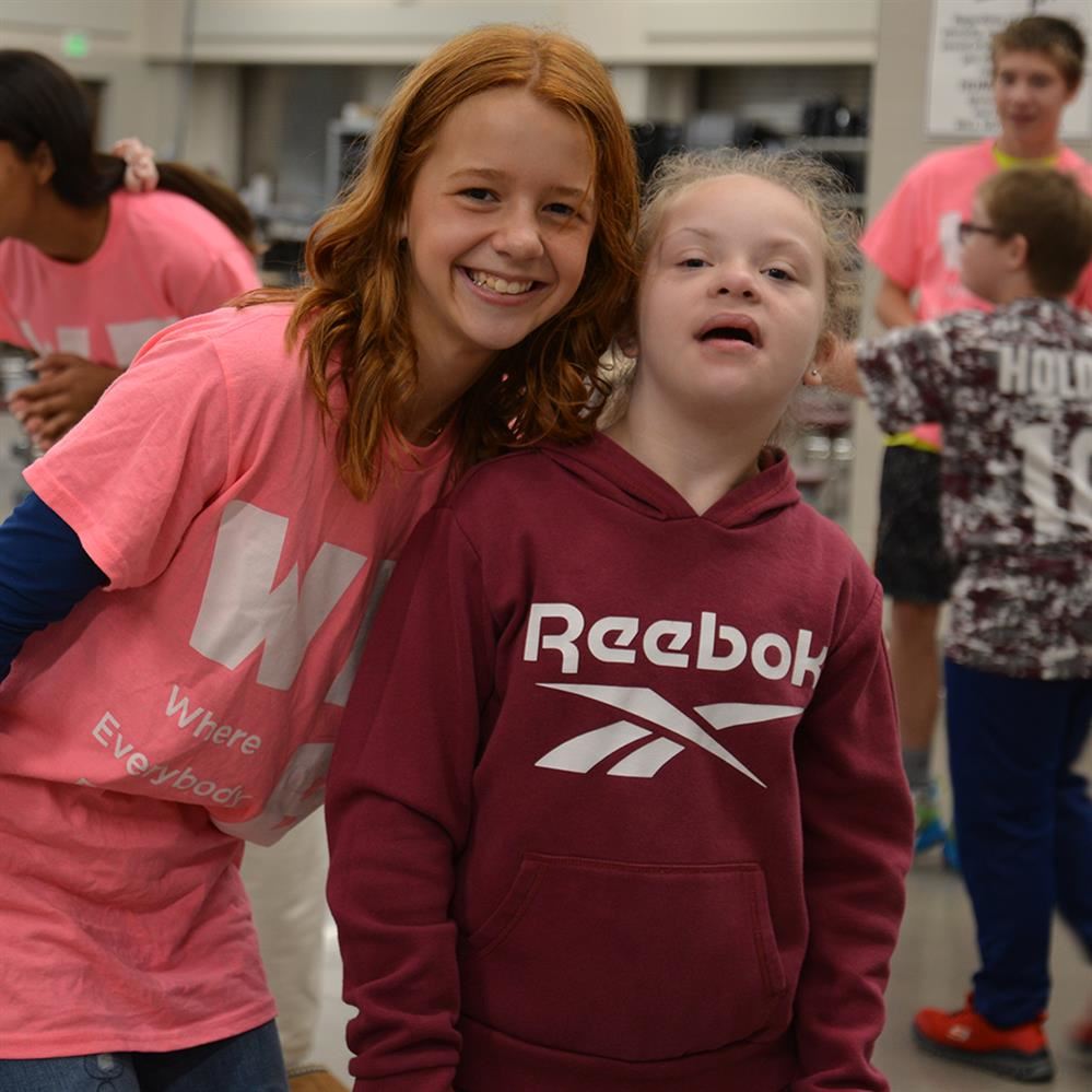 two students posing for a photo