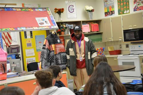 Gerald Edwards visits Northdale 