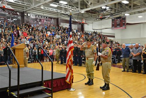 Anoka High School Veterans Day 