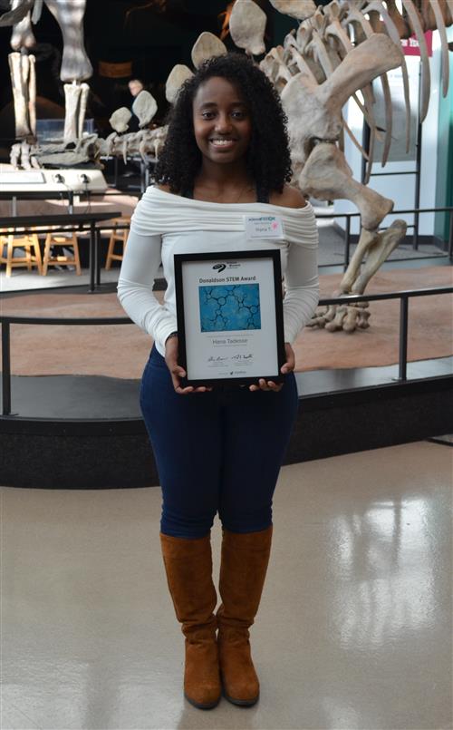 Hana Tadesse wins Donald STEM Award 