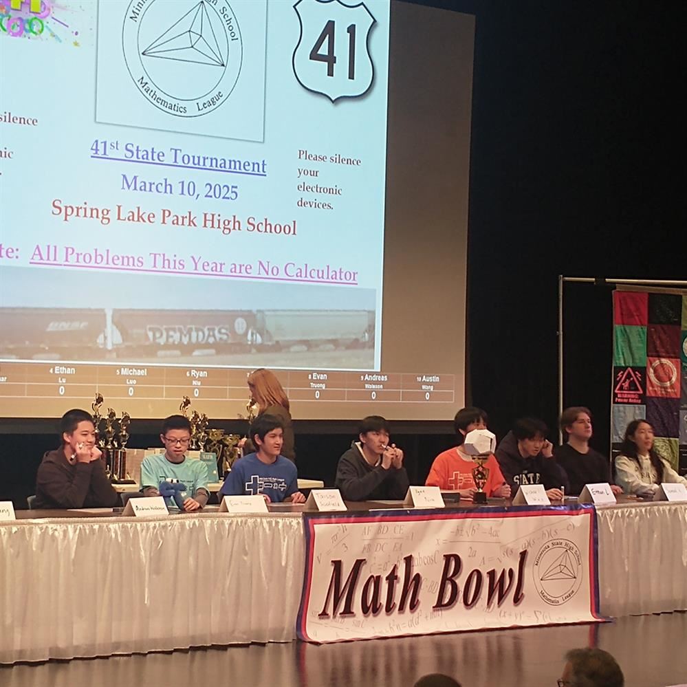  Students participate in math league state tournament
