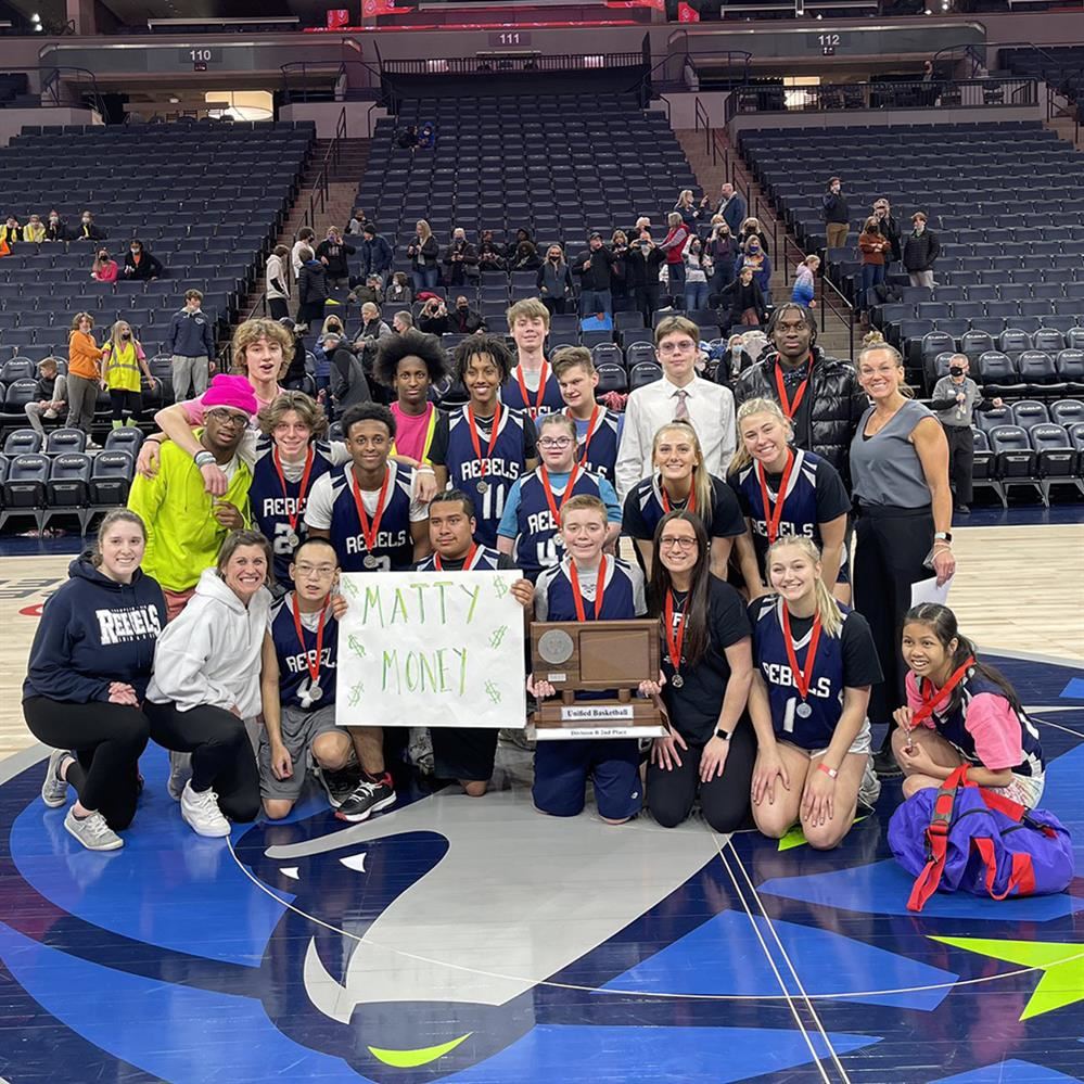  CPHS Unified basketball pictured at the Target Center