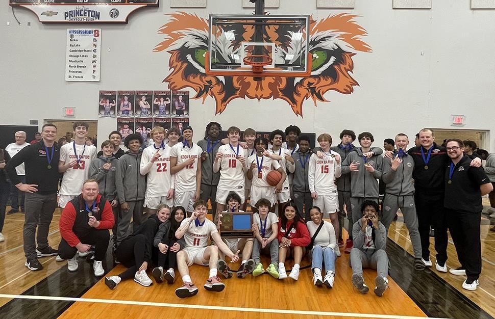 Coon Rapids High School boy's basketball team