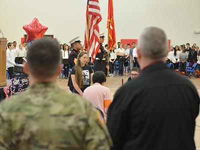 CRMS Veterans Day ceremony 