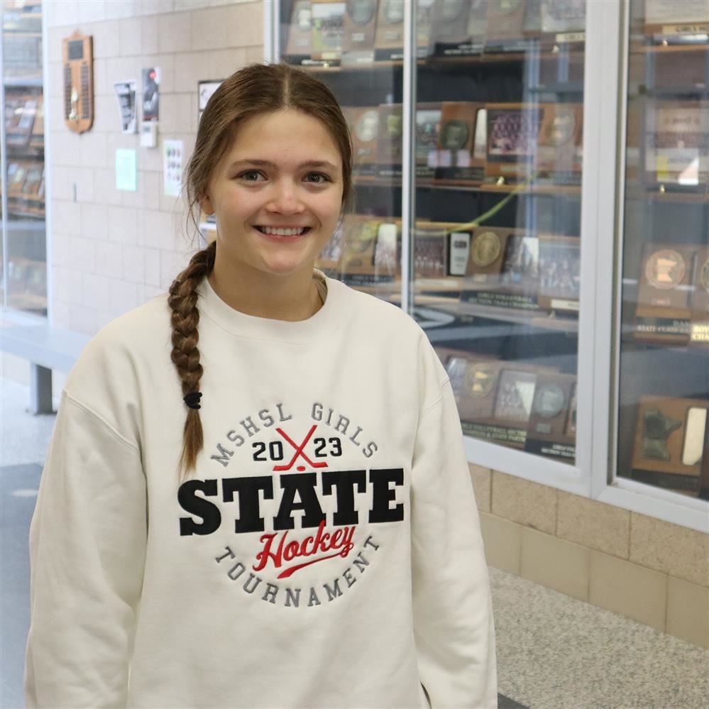  Andover High School senior Ella Boerger