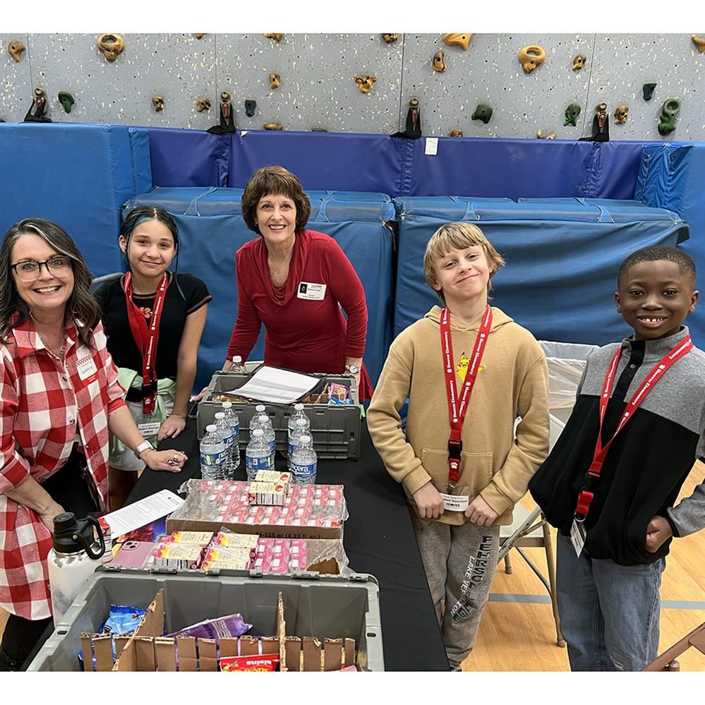 Hoover Elementary students help organize blood drive