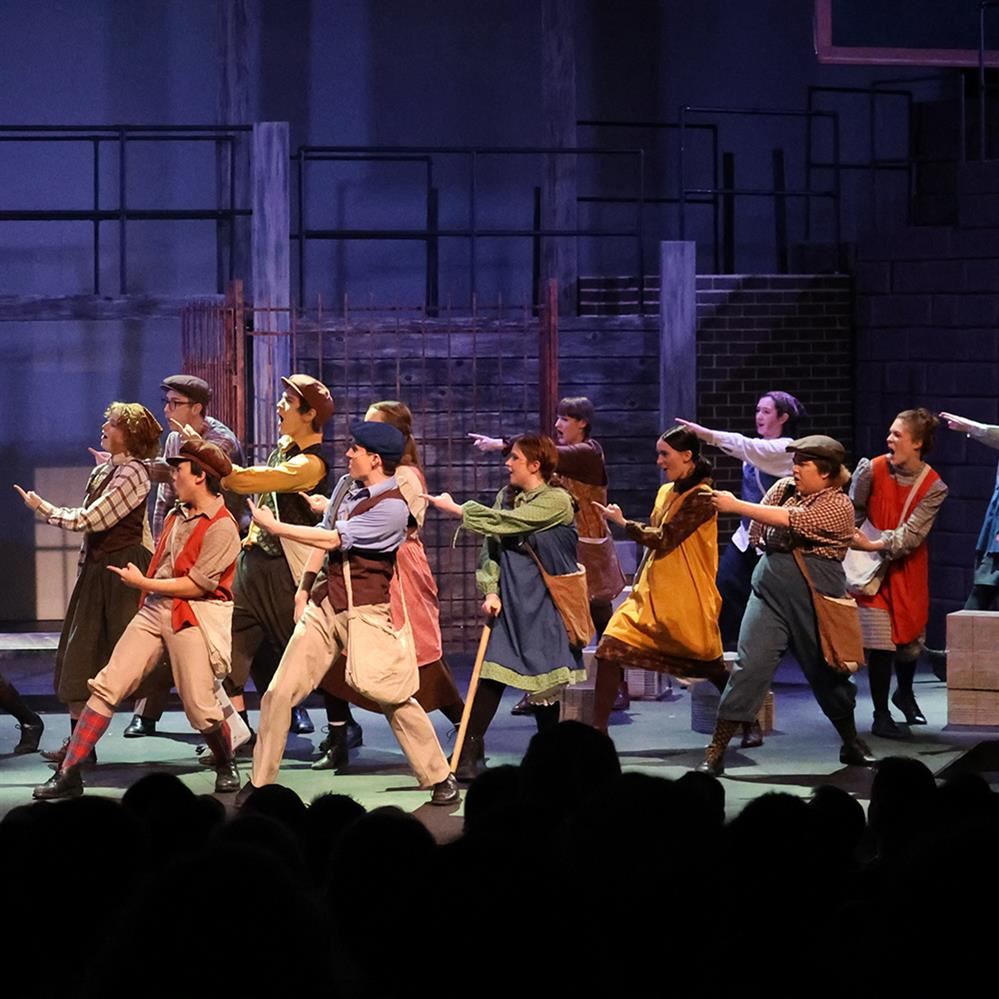  CRHS students perform Newsies