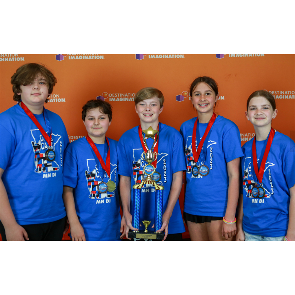 NMS students Garrett Bower, Weston Finco, Gratia Foxx, Aiden LaPage and Gabby Fournier