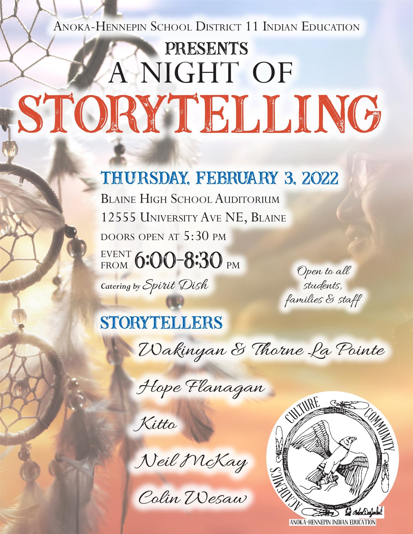 Storytelling flyer