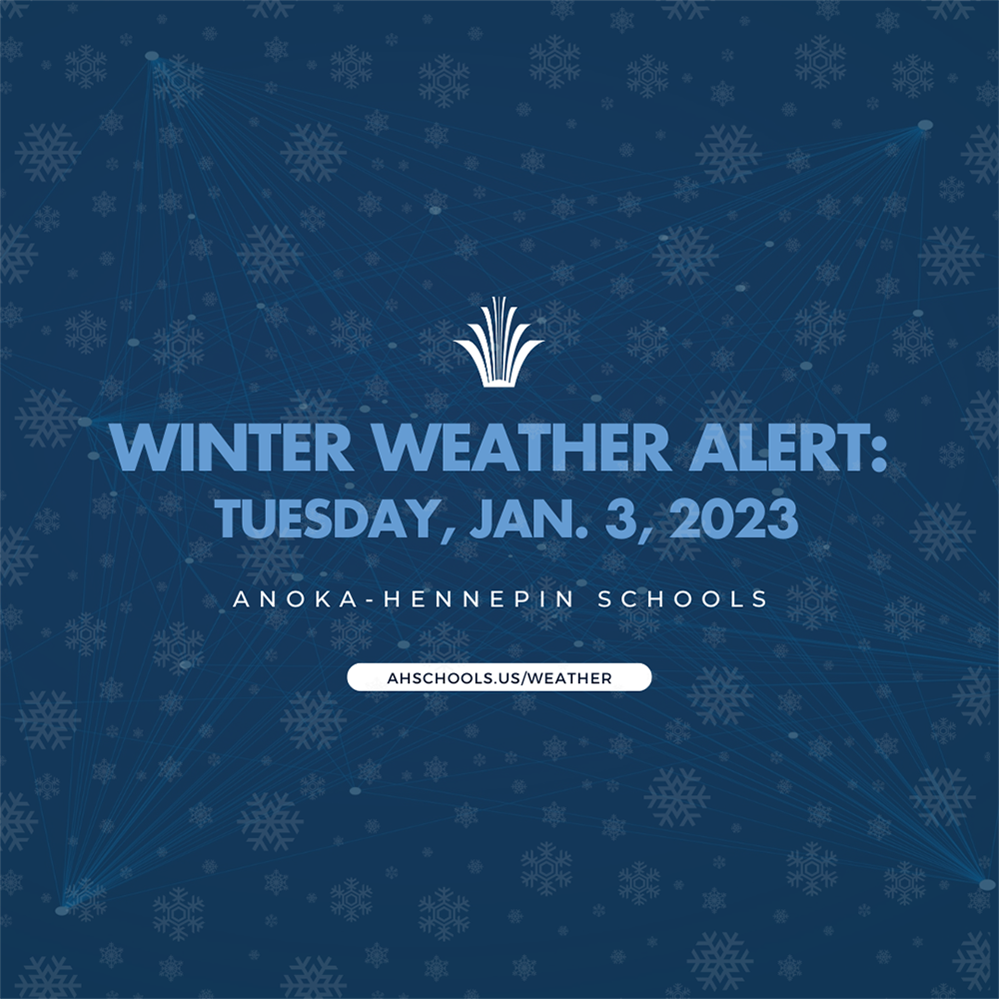  Winter Weather Alert Tuesday, Jan. 3, 2023