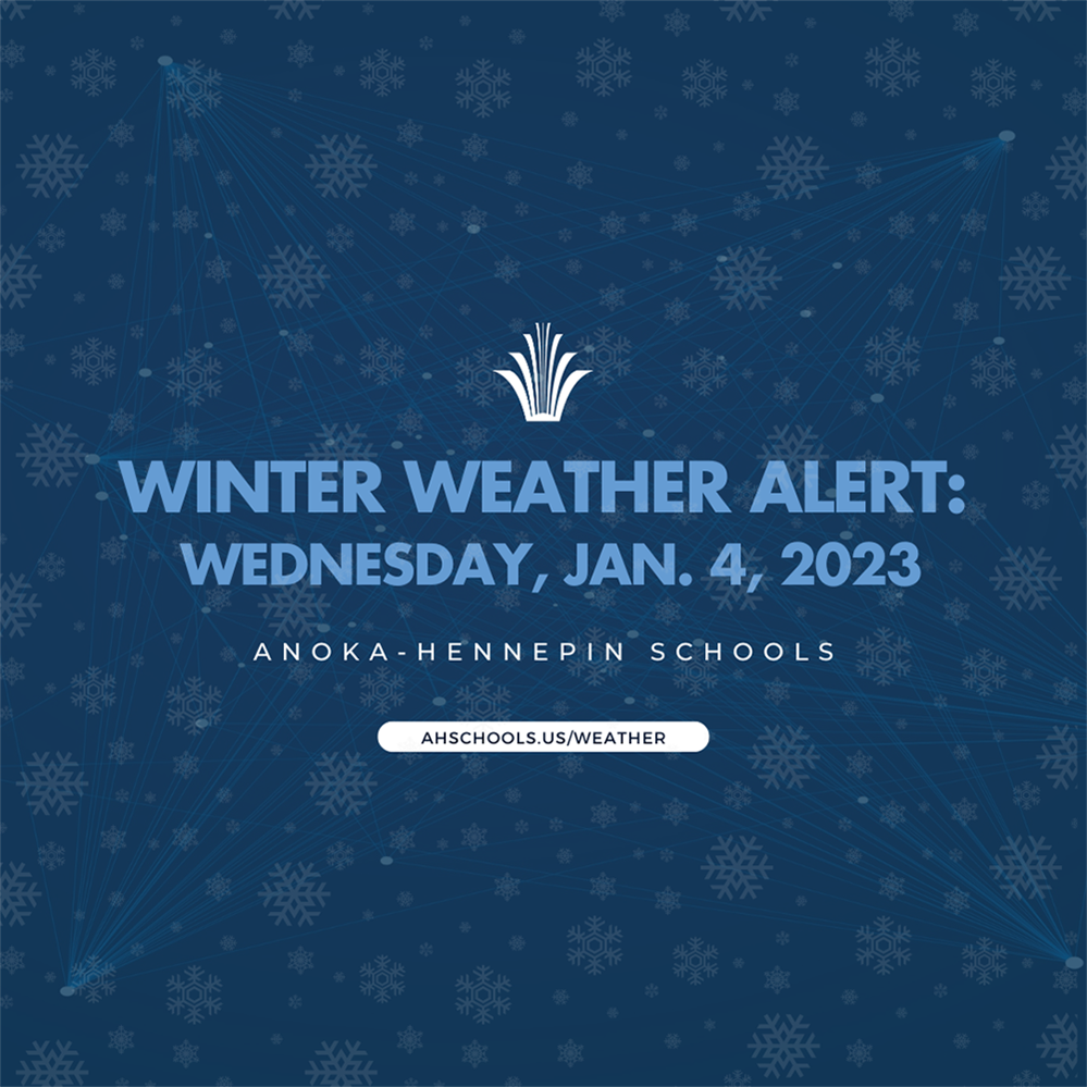  Winter weather alert Wednesday, January 4, 2023
