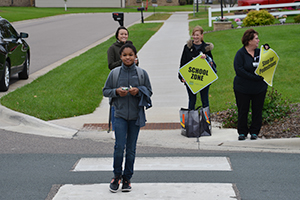 International Walk to School Day at Evergreen Park 