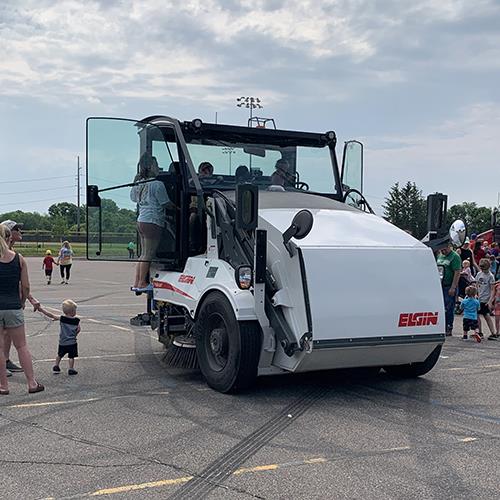  street sweeper at Vehicle Day