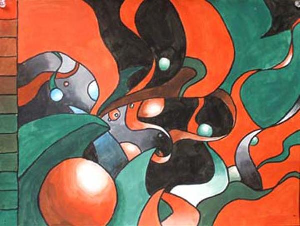 Gronewold Diane M Complementary Color Design Paintings